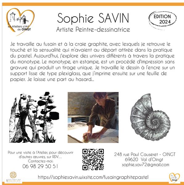 Sophie Savin / artiste peintre/dessinatrice