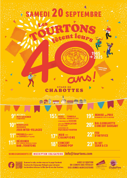 Les Tourtons fêtent leurs 40 ans ! - © Tourtons du champsaur Les Tourtons fêtent leurs 40 ans ! - © Tourtons du champsaur