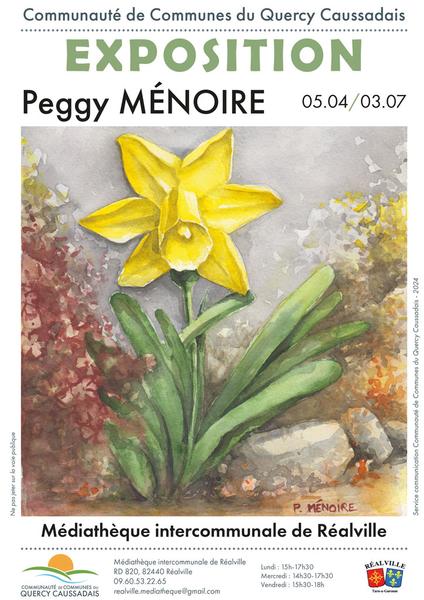 Exposition de peinture de Peggy Ménoire