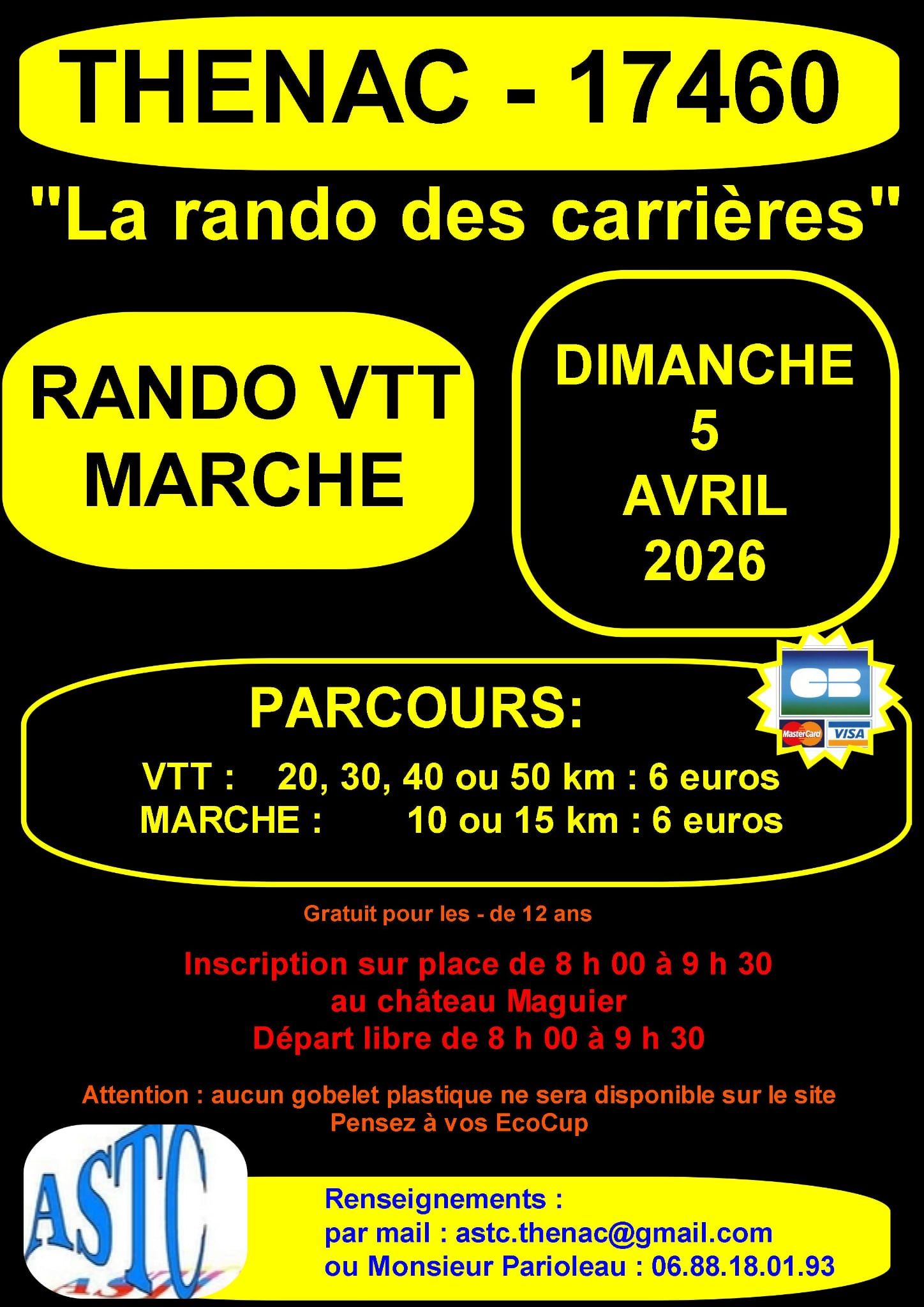 Rando VTT et marche des Carrières
