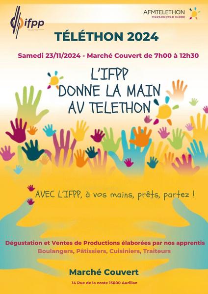 Cuisine du Marché pour le Téléthon_Aurillac