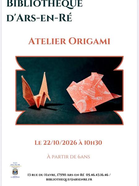 Atelier de création d'origami