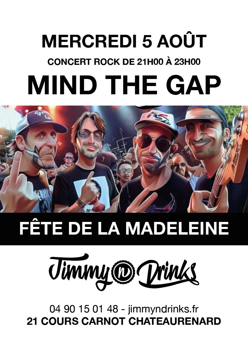 Concert "Mind The Gap" chez Jimmy n Drinks