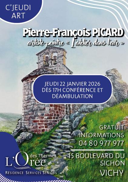 Conf&eacute;rence du peintre Pierre-Fran&ccedil;ois Picard
