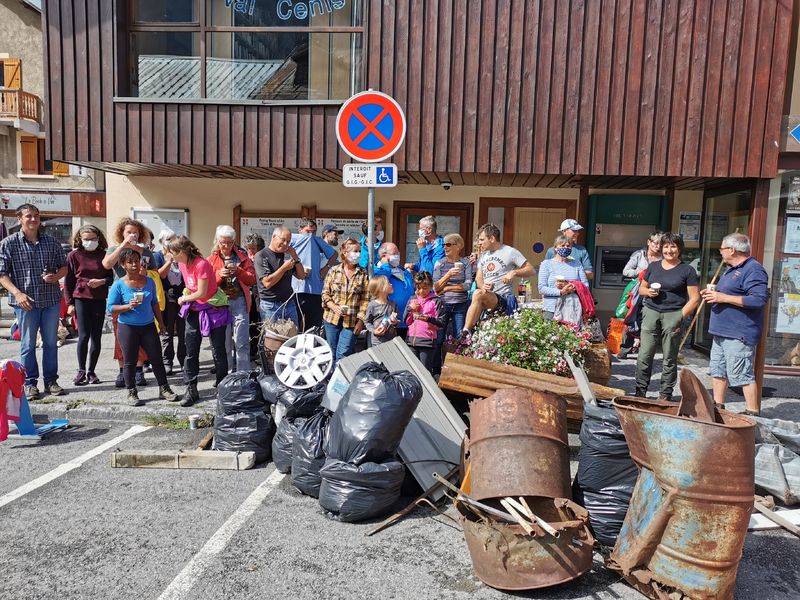 La « récolte » d’une journée de nettoyage