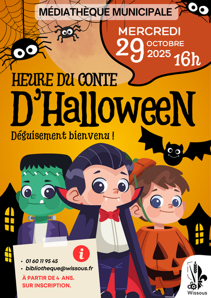 HEURE DU CONTE D’HALLOWEEN 