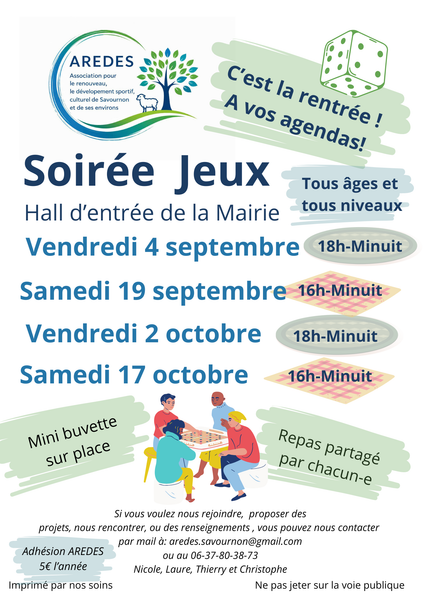 Soirée jeux