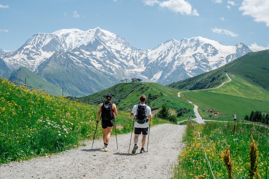 Le Mont Joly au départ du Mont d'Arbois