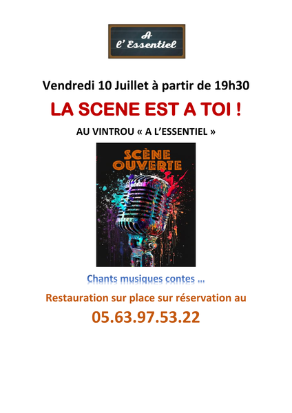 Soirée scène ouverte