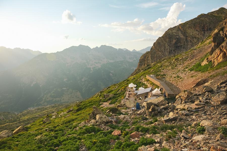 Escalde en falaise au du Refuge de la Fare_Oz-en-Oisans