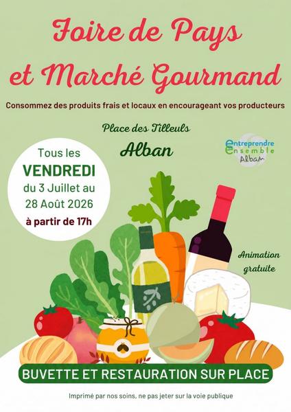 Foire de pays et marché gourmand