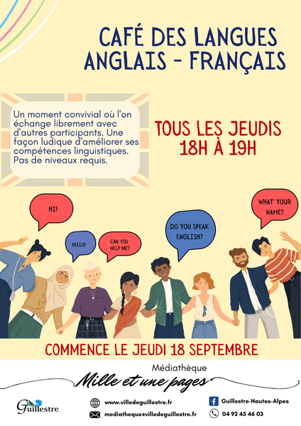 Médiathèque - © Médiathèque Café des langues_Guillestre - © Médiathèque