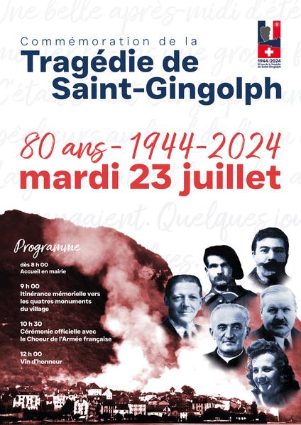 Commémoration des 80 ans de la Tragédie de Saint-Gingolph