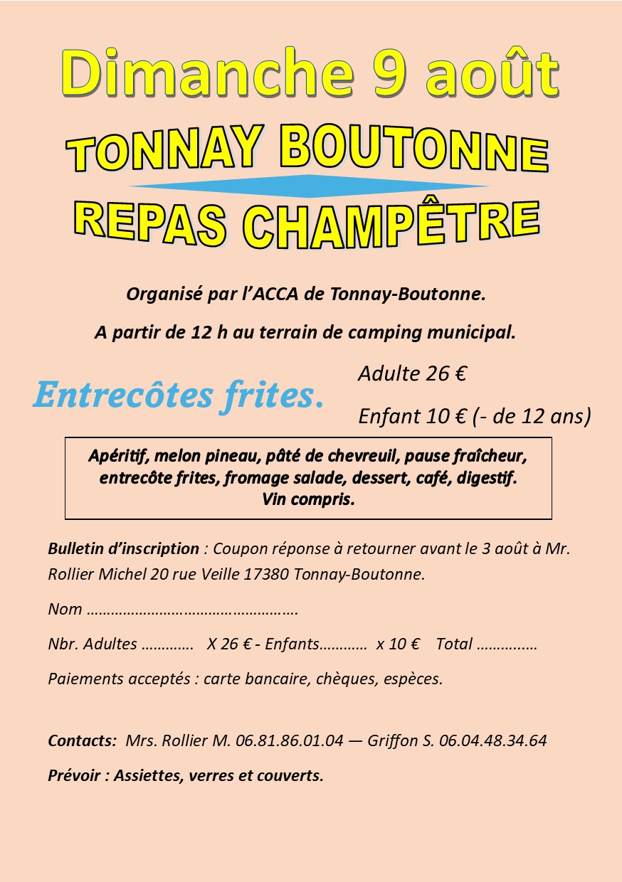 REPAS CHAMPÊTRE