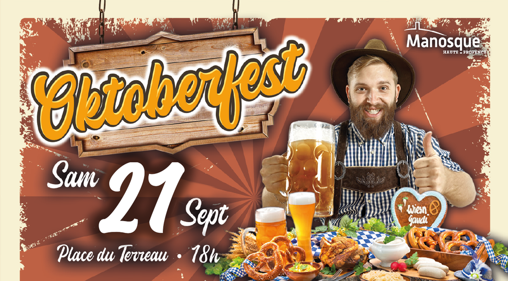 Oktoberfest : fête de la bière Du 21 au 22 sept 2024