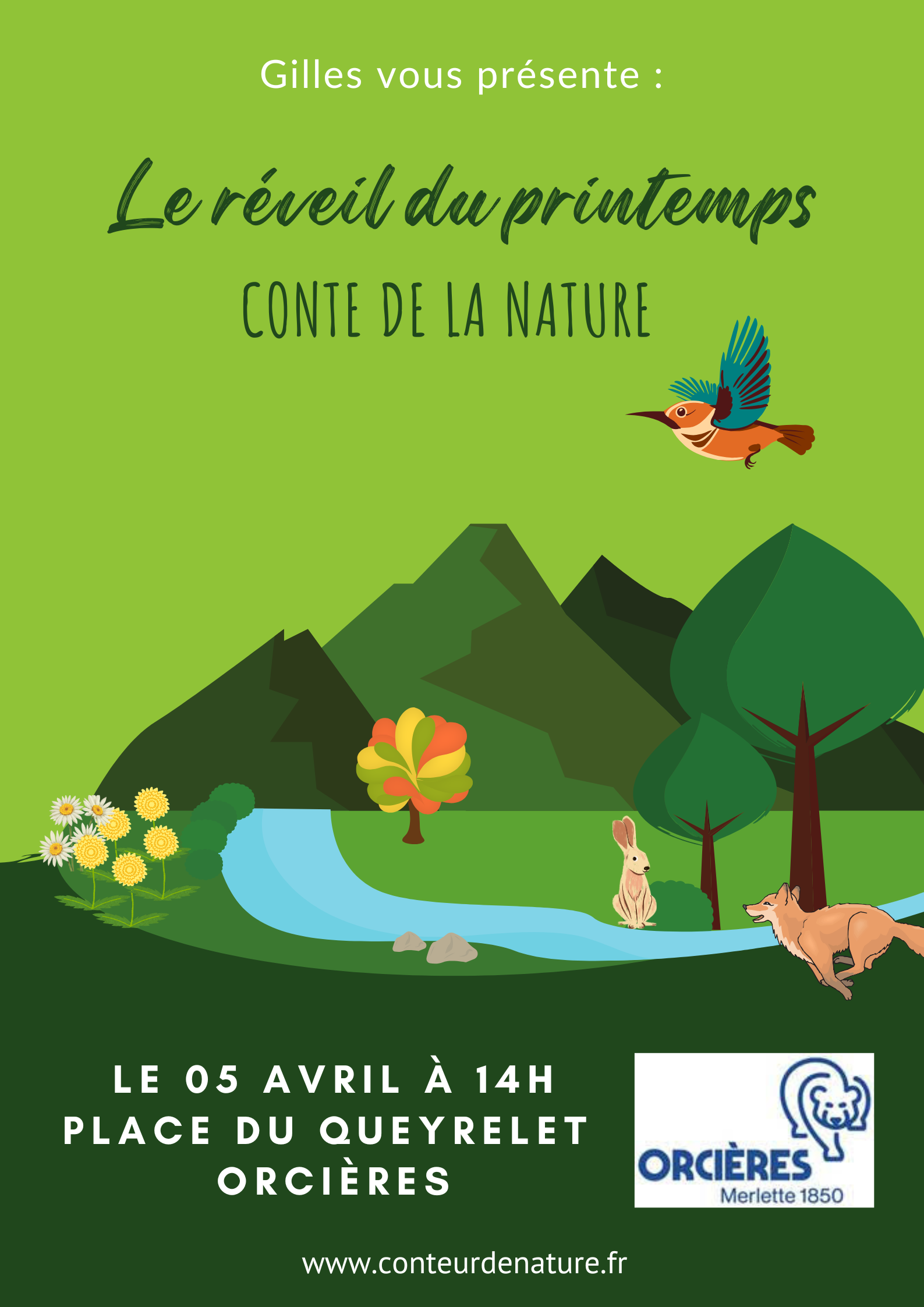 Le réveil du printemps - Conte de la nature