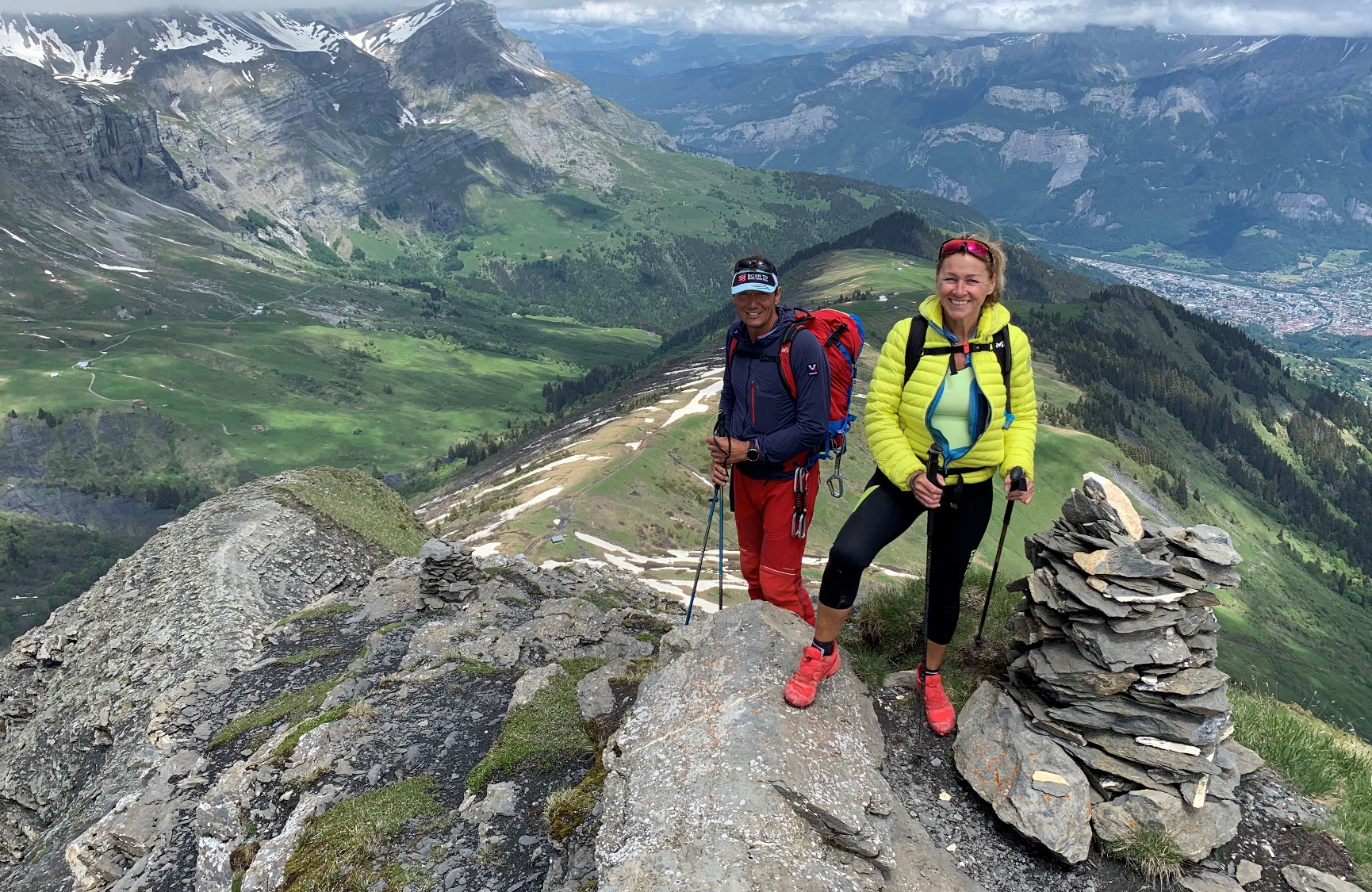 Alpi-rando Croisse Baulet 1 ©Bureau des Guides & Accompagnateurs de Sallanches