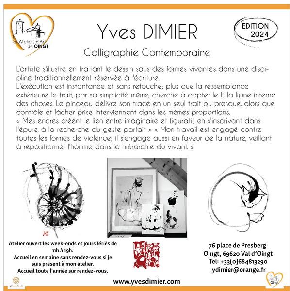 Yves Dimier / Calligraphie