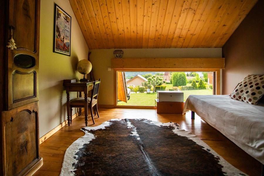 La mezzanine / salle de détente à l'étage