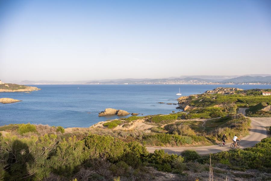 Balade à vélo sur l'île des Embiez
