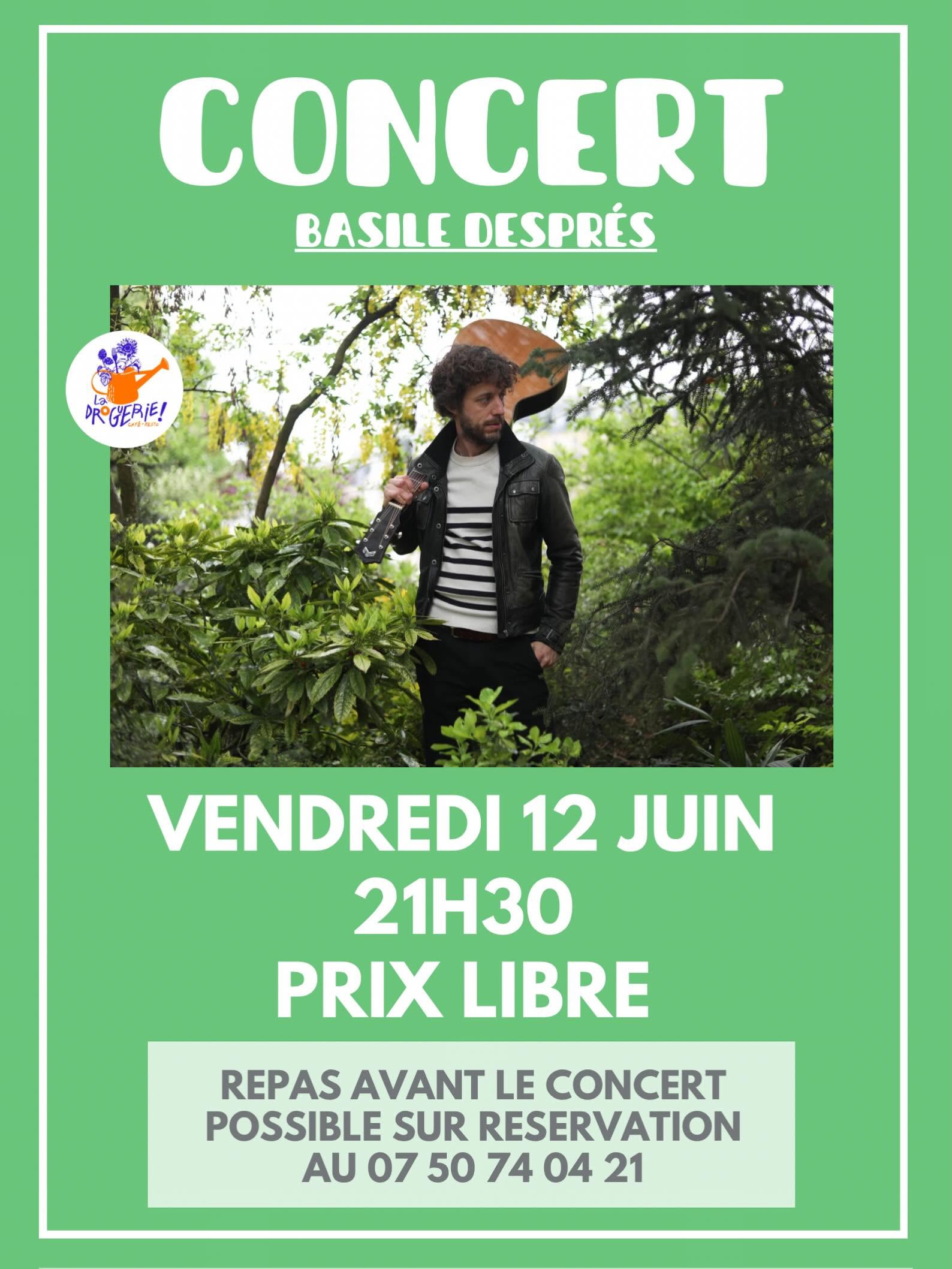 Concert de Basile Desprès (chansons piquantes et remuantes)