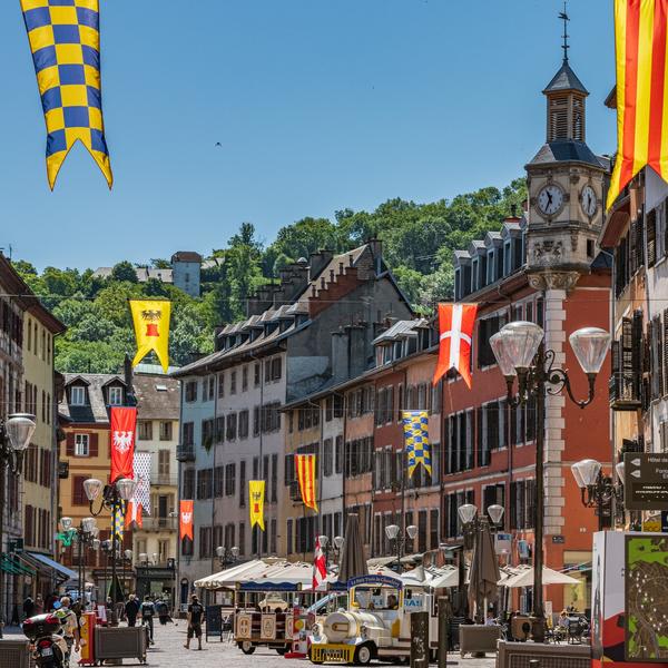 Départ du petit train de la place St Léger