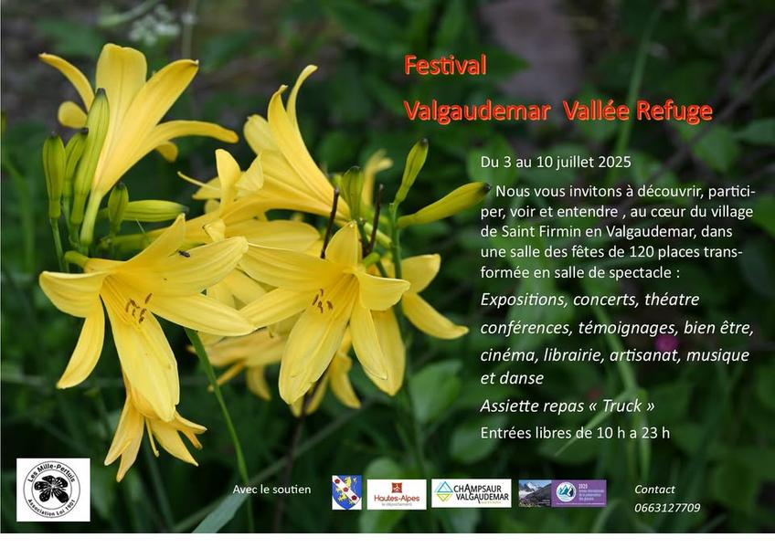 Festival Valgaudemar Vallée Refuge 2025 : Librairie - Bouquinerie 'Le Bloc Erratique'_Saint-Firmin - © association Les Millespertuis Festival Valgaudemar Vallée Refuge 2025 : Librairie - Bouquinerie 'Le Bloc Erratique'_Saint-Firmin - © association Les Millespertuis
