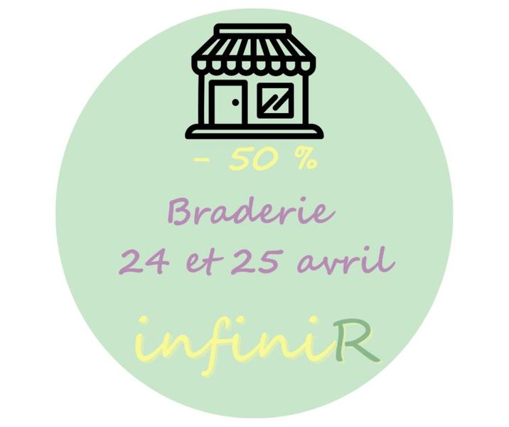 Braderie infiniR, à Gometz-la-Ville