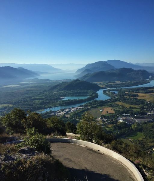 Vue depuis les lacets du Grand Colombier