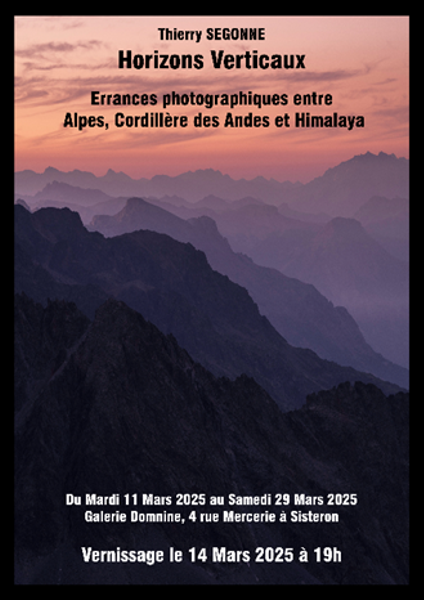 Exposition : "Horizons verticaux" Du 11 au 29 mars 2025