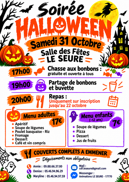 Soirée Halloween - Le Seure