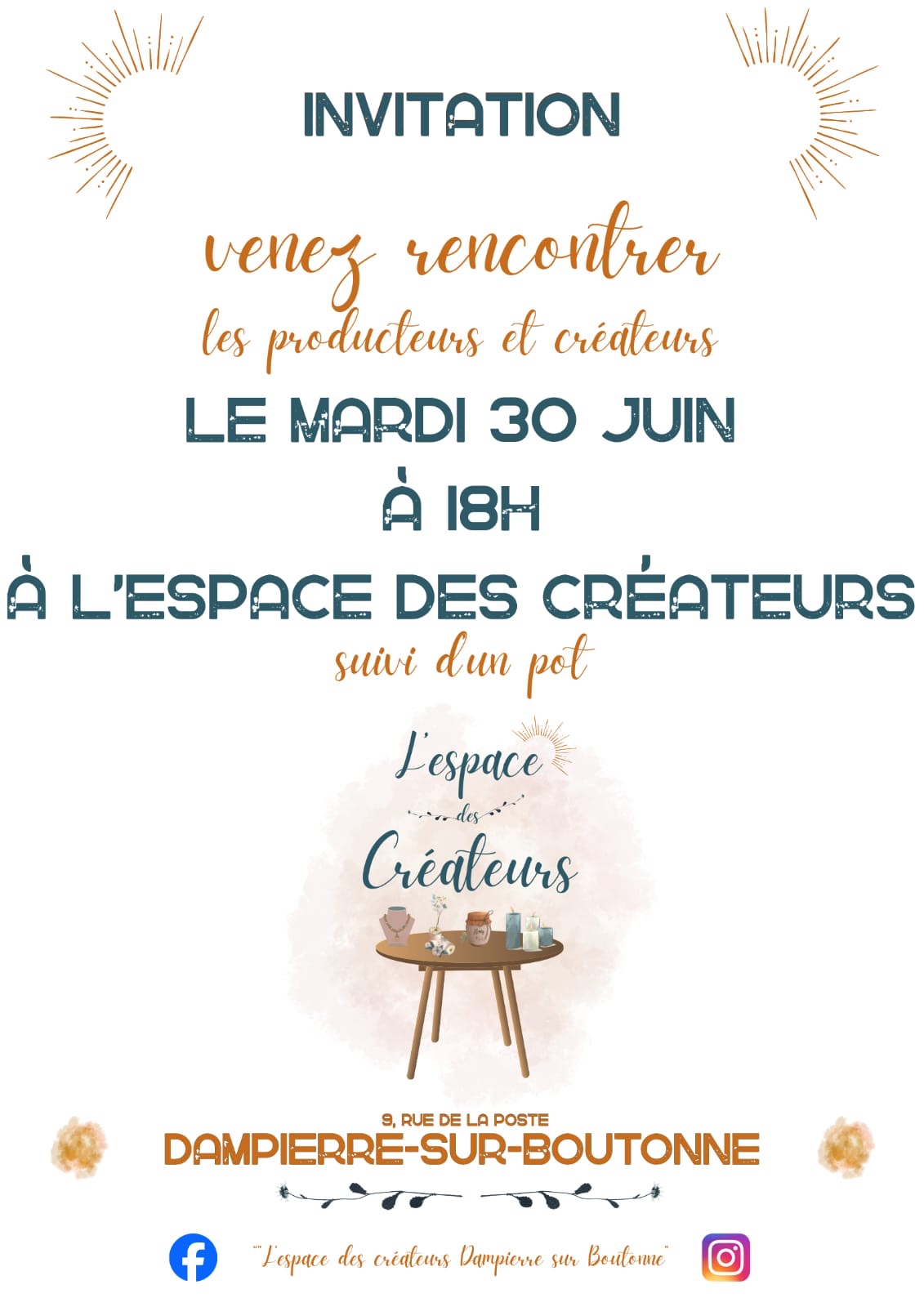 Invitation à l’espace des créateurs
