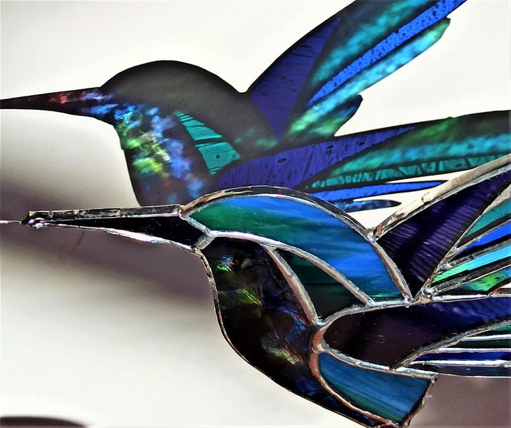 Colibri bleu - détail