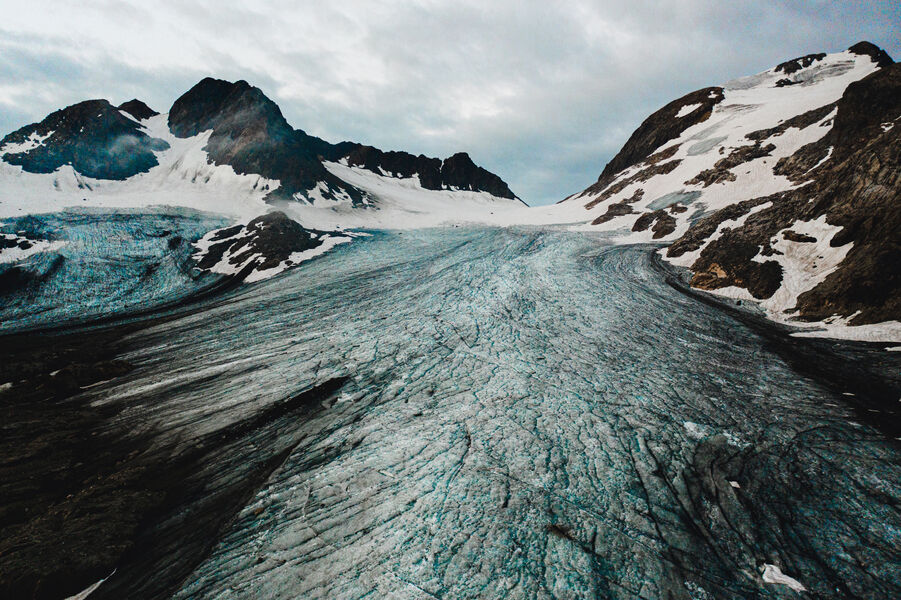 Pic de l'Étendard et glacier de Saint Sorlin