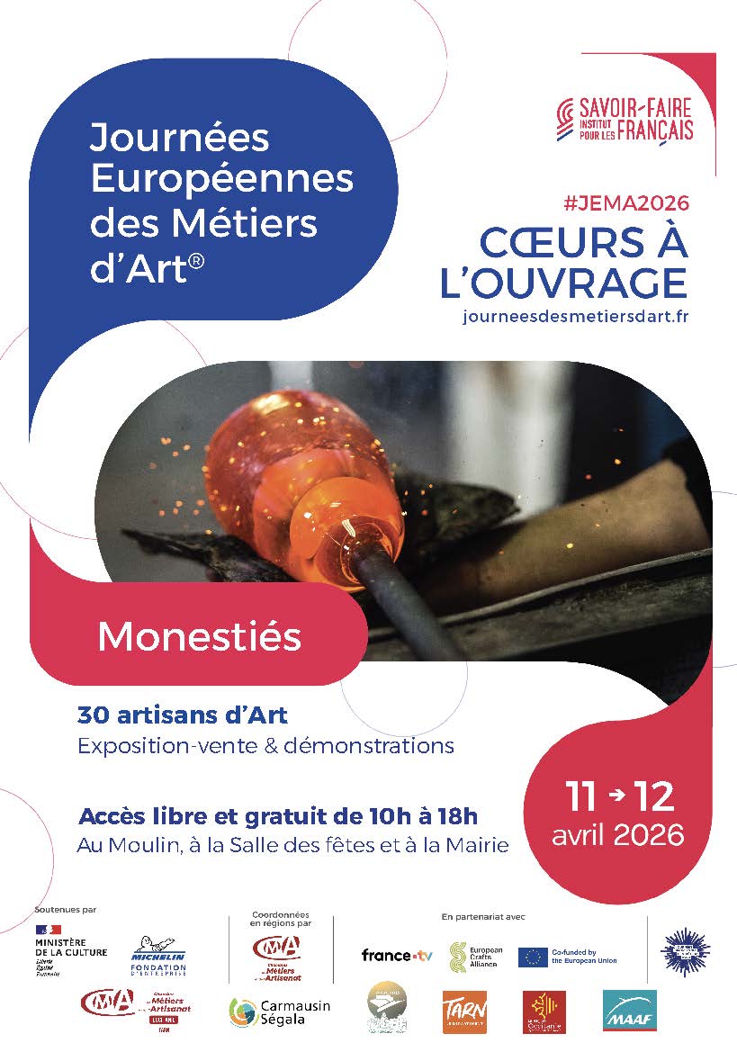 Journées Européennes des Métiers d&rsquo;Arts – Visites guidées