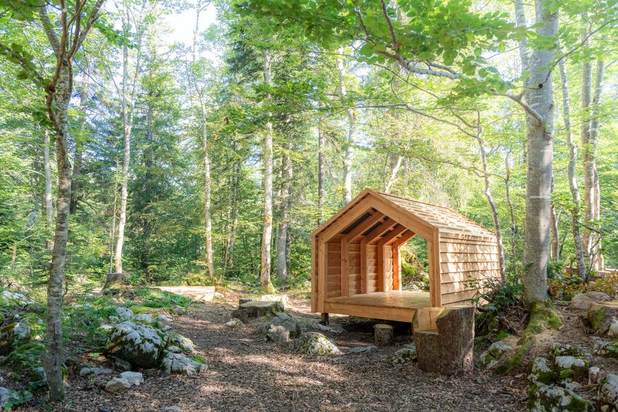 Shelter - Aire de bivouac de la Place à Baban_Aillon-le-Jeune
