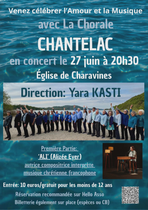 Concert de la chorale Chantelac