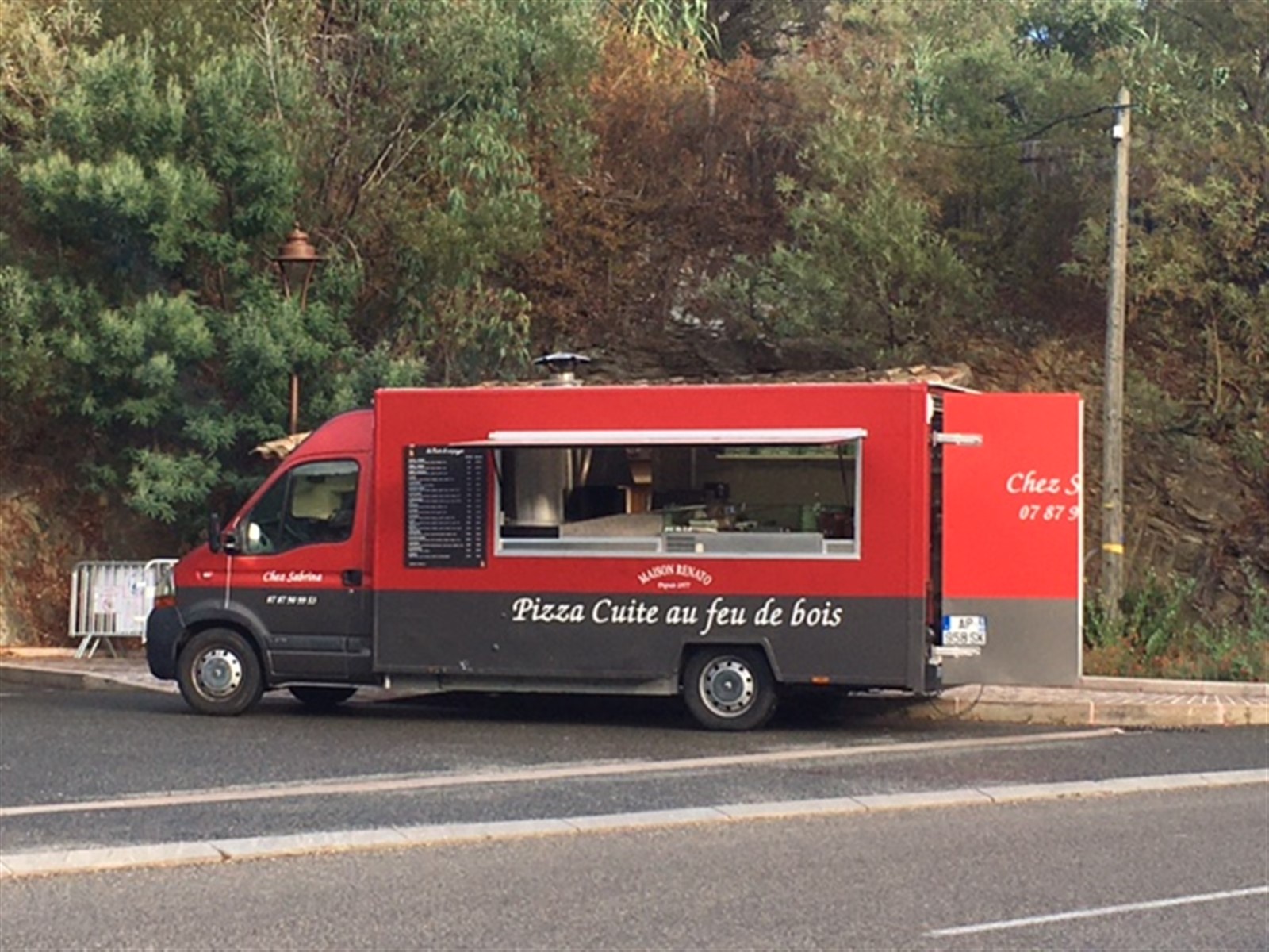 Camion à pizza 