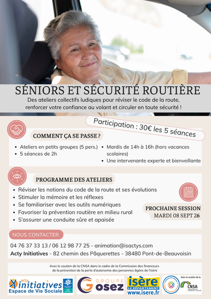 Séniors et Sécurité routière