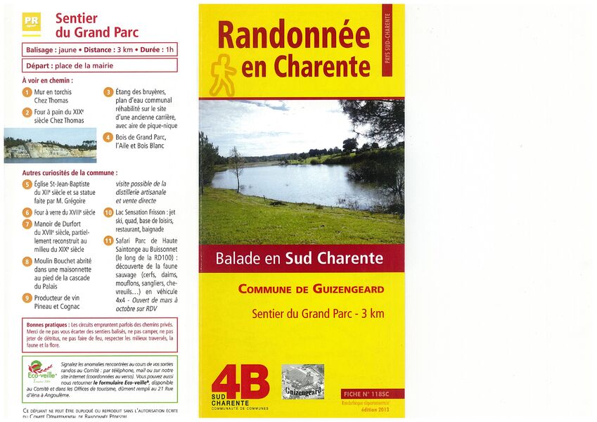 Sentier du grand parc