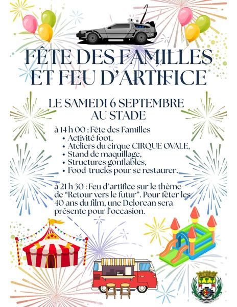 Fête des Familles et Feu d’Artifice