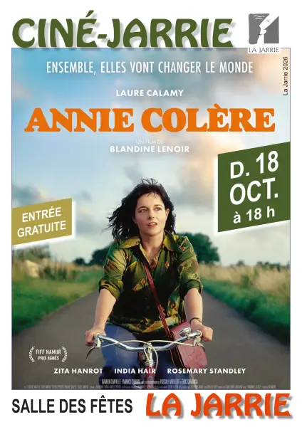 Projection - Ciné Jarrie – Annie Colère