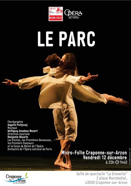 Micro-folie : ballet « Le Parc »
