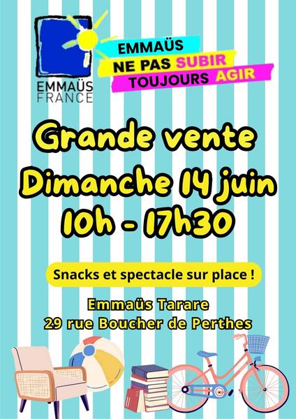 Grande vente d\'été Emmaüs Tarare