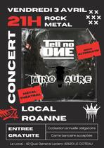 Concert rock metal Tell no one - Minotaure_Le Coteau