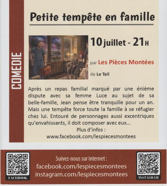 Petite tempête en famille