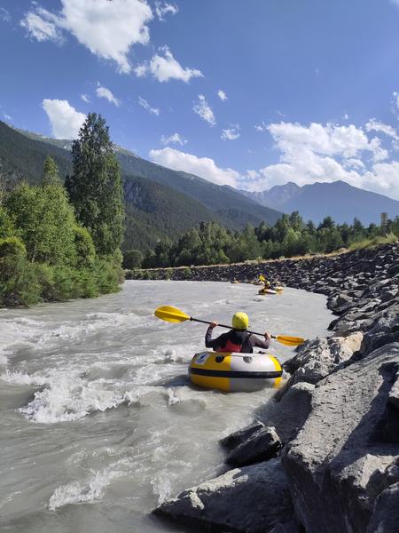 Descente de l'Arc en River Tubing_Val-Cenis