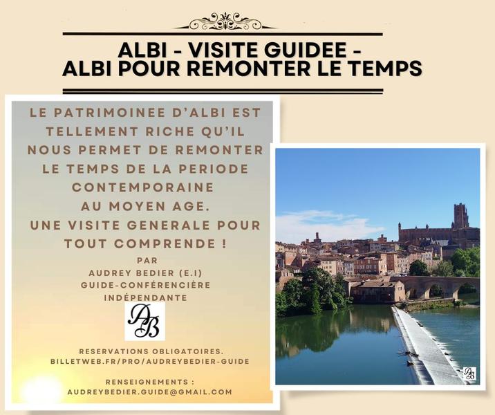 Albi pour remonter le temps - visite guidée