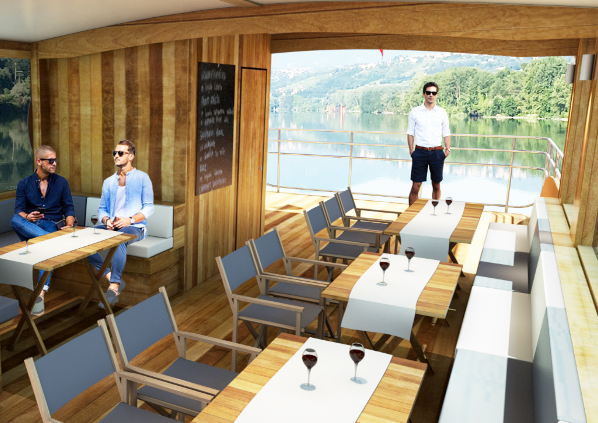 Croisière les midis de Yann avec les canotiers_Tournon-sur-Rhône