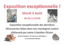 Exposition du cristallier Olivier_Allevard